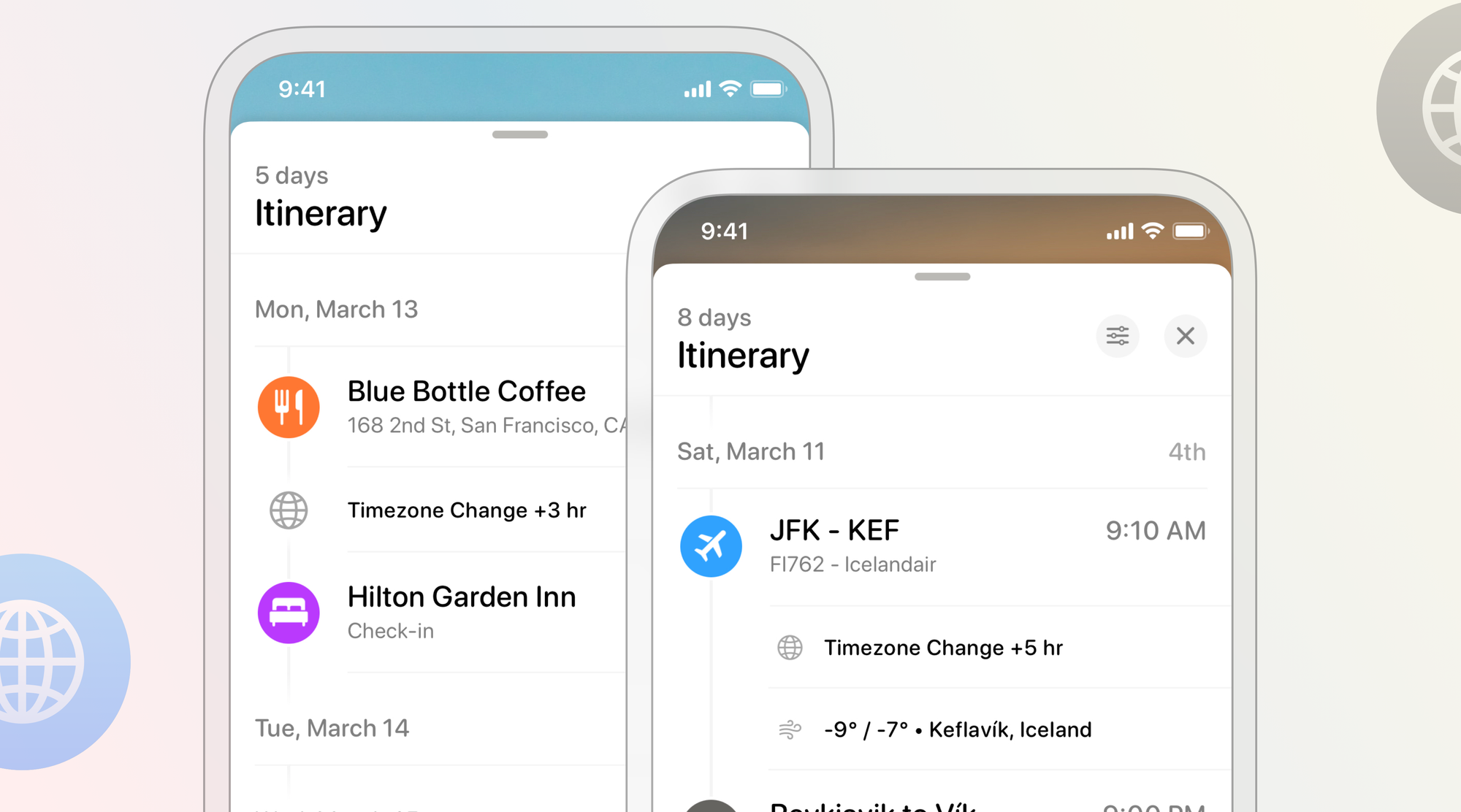 Tripsy 2.15: New Itinerary, Weather, Timezone Changes, and much more!