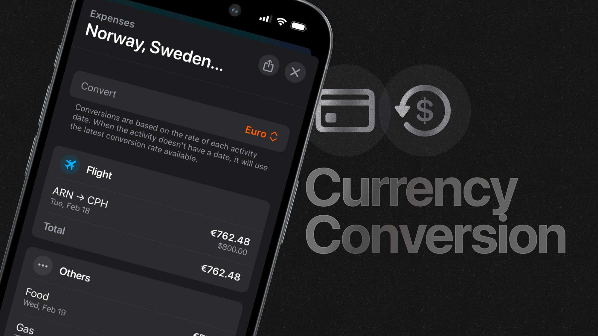 Tripsy 3.3: Custom Categories, Currency Conversion, Other Expenses and more!