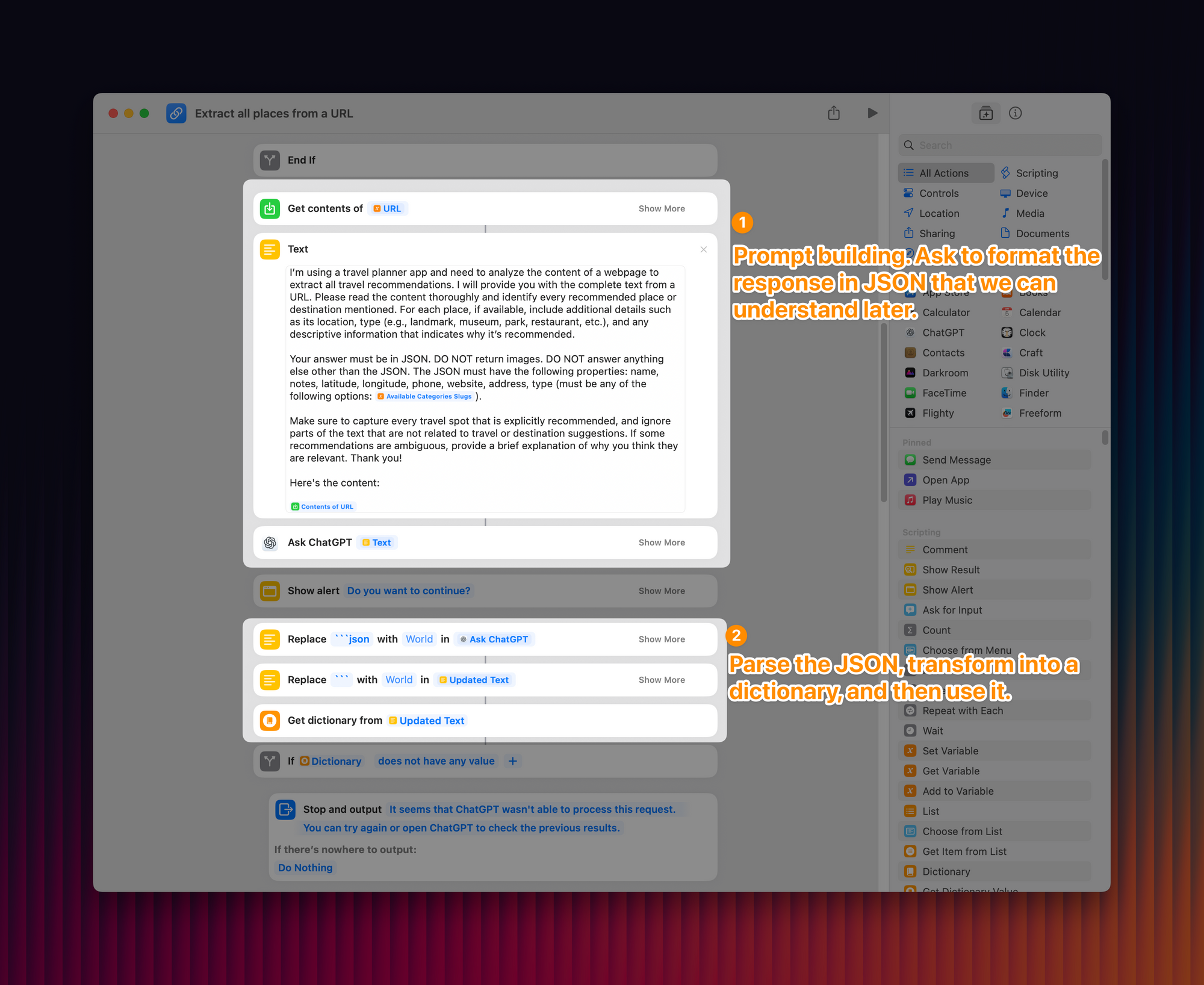 How you can integrate Tripsy with ChatGPT to automate some of your travel planning